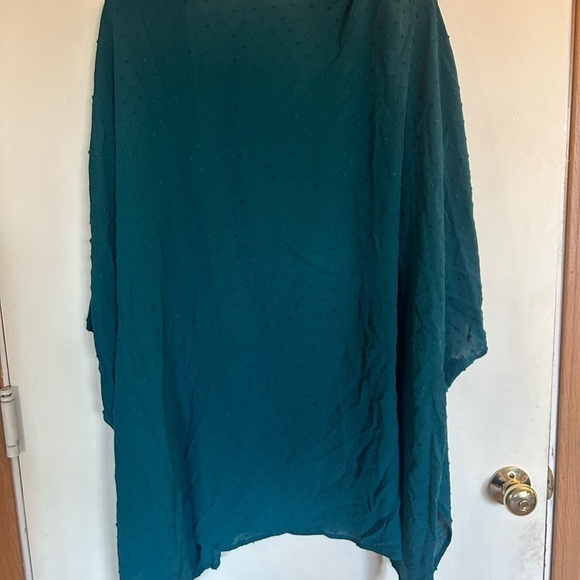 Maurices one size fits most open front long line kimono Emerald green - Picture 2 of 6